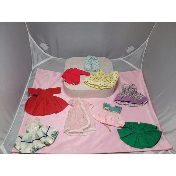 Vintage 1950s Vogue Ginny Doll Lot with Clothing lot